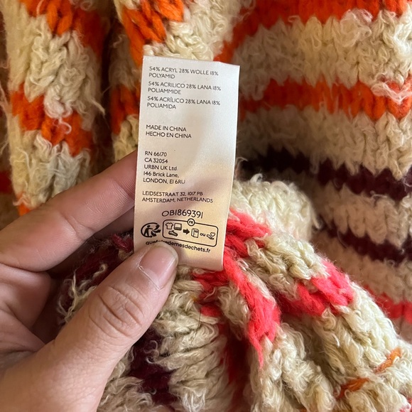 Free People Rainbow Fuzz Cardi Cardigan - Picture 5 of 11